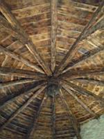 Saint Quentin Fallavier - Chateau - Donjon - Plafond en bois